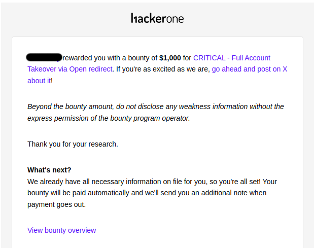 erickfernandox's tweet image. Full Account Takeover via Open Redirect in the Authentication Flow using an OOS Open Redirect I had found 1 year ago.
#Hackerone #BugBounty