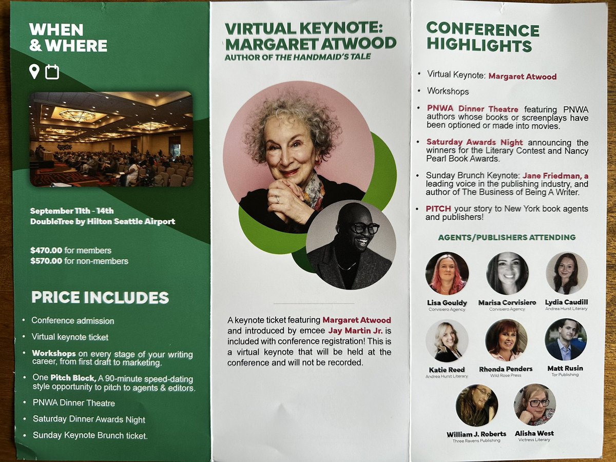 Exciting flyer in my mailbox yesterday 🤩 #PNWA2025