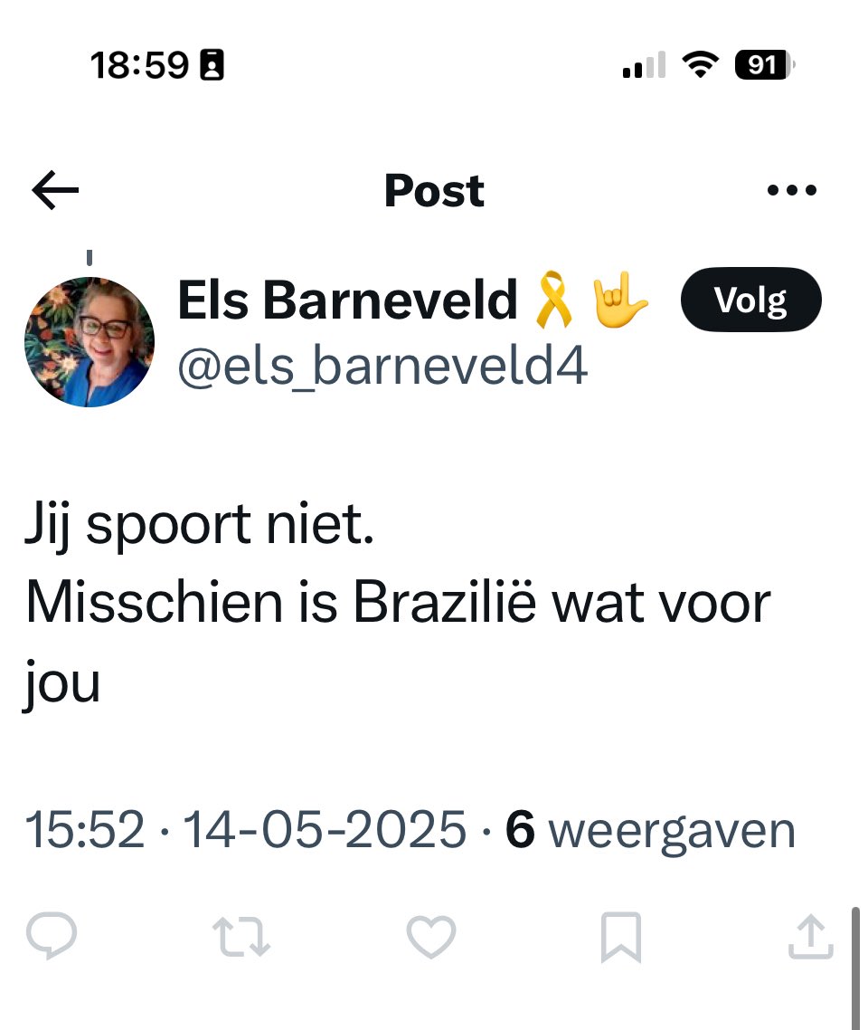 Remco Pardoel (@remcopardoel) on Twitter photo Lieve laffe <a href="/els_barneveld4/">Els Barneveld🎗🤟</a>
Als je een comparitie aan wil gaan.. wel alles open houden hè? Anders ben je net zo on democratisch als alles wat met wef en eu te maken heeft. En ik mijn gelijk heb (met de rest van verstandig Nederland). Lieve laffe <a href="/els_barneveld4/">Els Barneveld🎗🤟</a>
Als je een comparitie aan wil gaan.. wel alles open houden hè? Anders ben je net zo on democratisch als alles wat met wef en eu te maken heeft. En ik mijn gelijk heb (met de rest van verstandig Nederland).