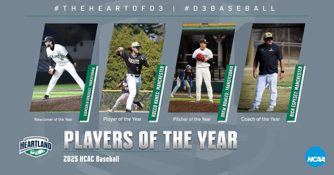 HCAC Baseball | Awards and All-Conference

With the 2025 Baseball Season in the books, the HCAC award winners are in. Congrats to all the All-Conference honorees and award winners.

📰: tinyurl.com/4e4xvm64

#TheHeartOfD3 | #D3Baseball