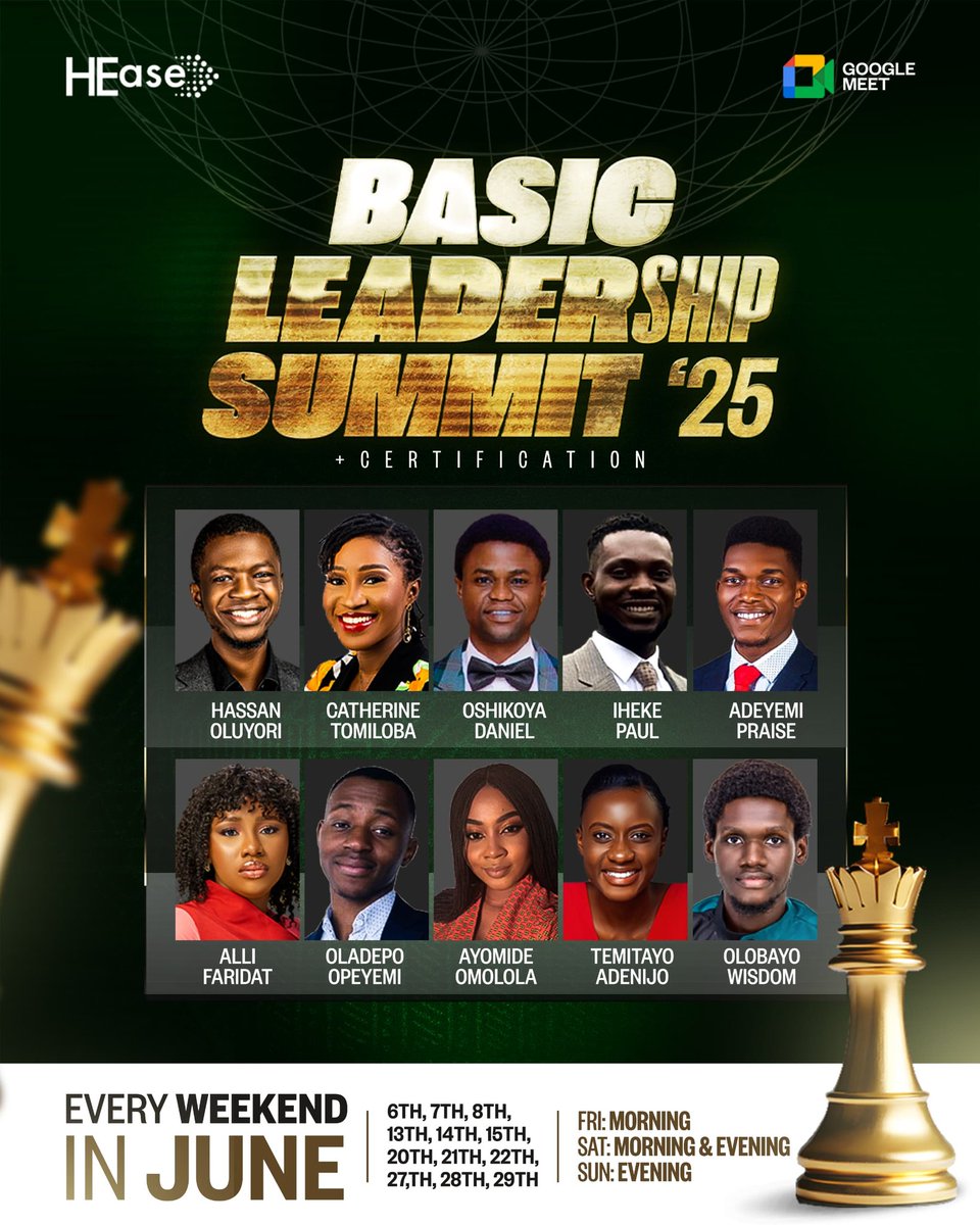 Loveth_Bethel's tweet photo. Last year, I joined the Basic Leadership Summit—and it was a total game-changer!
From confidence to clarity, I walked away with real leadership tools and a renewed mindset.
Register with the link below:
https://t.co/sfHOlERNYs
#LeadershipSummit #HEase #BasicLeadership25 #Growth https://t.co/SwtbdzPg2Q