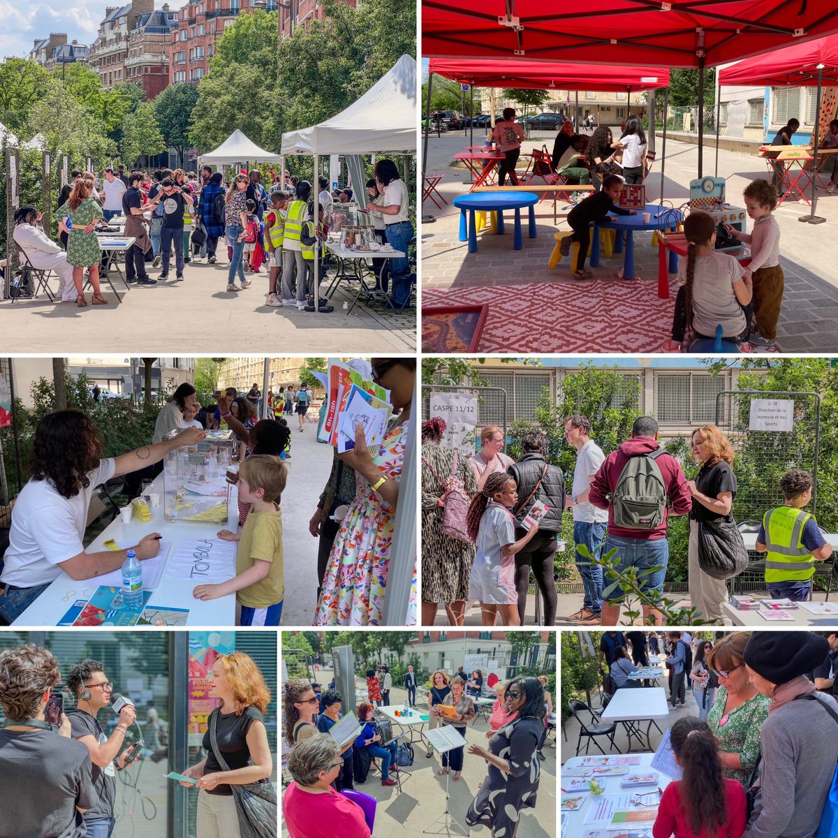 Très belle édition du #ForumÉté #paris12 cet après-midi sur la #RueAuxEnfants Lamoricière ! 

Un temps fort pour se rencontrer, s’amuser, s’informer et surtout préparer en famille les vacances d’été avec des loisirs accessibles à toutes et tous, de 0 à 25 ans ⛱️🌞