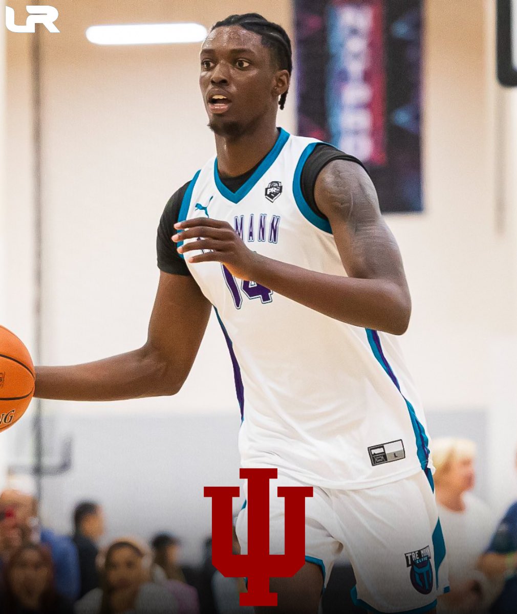 Sam Kayser (@247hshoops) on Twitter photo Indiana and head coach Darian DeVries have offered 5⭐️ Toni Bryant, a source tells <a href="/LeagueRDY/">League Ready</a>.
Bryant has already taken official visits to Boston College and Cal and has an official visit scheduled to Missouri in early September.
#12 overall in the ESPN100. Indiana and head coach Darian DeVries have offered 5⭐️ Toni Bryant, a source tells <a href="/LeagueRDY/">League Ready</a>.
Bryant has already taken official visits to Boston College and Cal and has an official visit scheduled to Missouri in early September.
#12 overall in the ESPN100.