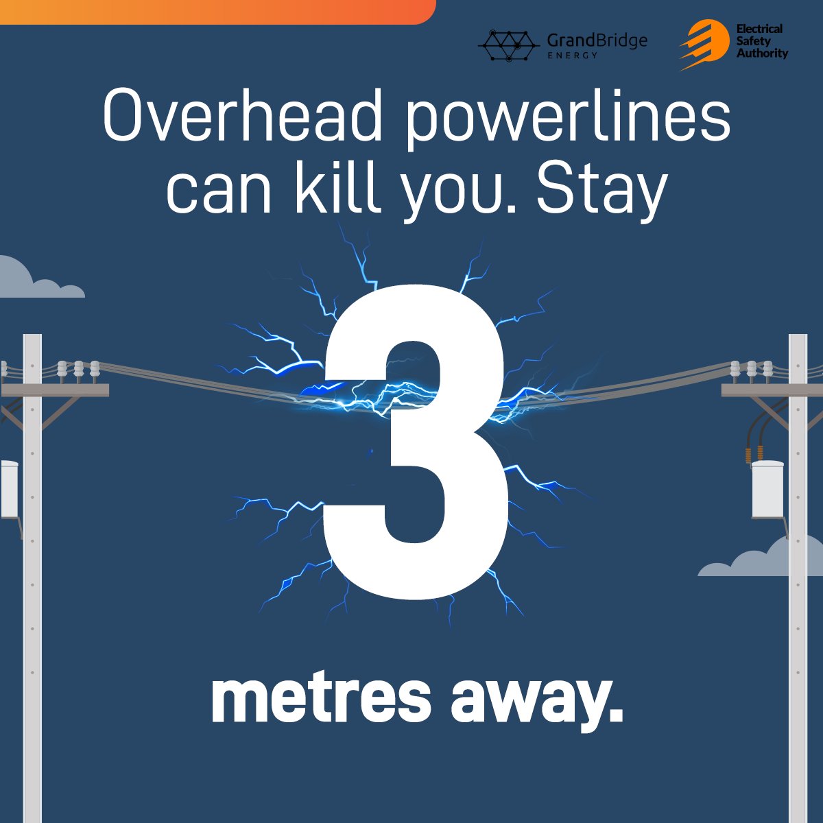 GrandBridgeNRG's tweet image. Powerline Safety Week (May 12-18) is a reminder that overhead powerlines can be deadly. Always stay at least 3m away from overhead powerlines. No chore or home project is worth dying for. Learn more at ESAsafe.com/PowerlineSafety
#PowerlineSafetyWeek