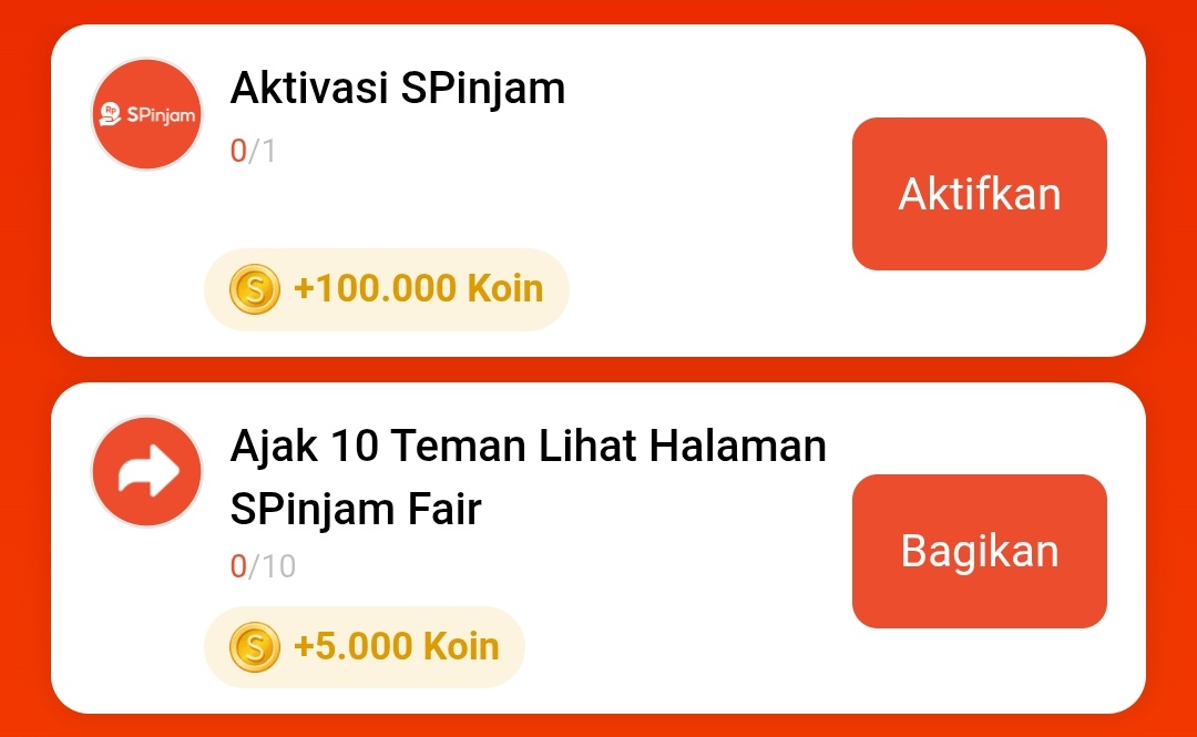 SPinjam Mission
🗓️ 14-18 Mei 2025
s.shopee.co.id/7pgfGy9ETH

Bagikan disini 👇🏻