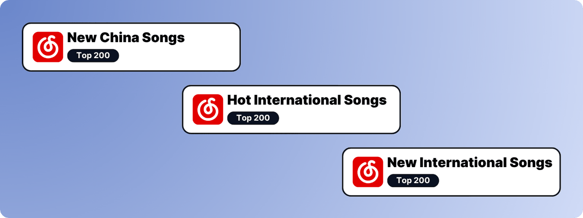 Now live: Soundcharts  x NetEase Cloud Music (<a href="/Cloud_Music_163/">NetEase Cloud Music</a>) 

Track real-time charts from one of China’s top streaming platforms:
   🎵 Hot China Songs
   🌍 Hot International Songs
   🆕 New International Songs

Explore what’s trending in China 👇
app.soundcharts.com/app/market/cha…