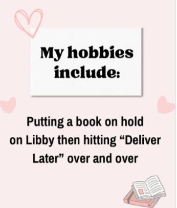 Booknerdia1's tweet photo. I'm not the only one who does this, am I?
The books I'm waiting for on #Libby always become available when I'm deep into another novel!
#bookmemes #readingmemes #booknerdproblems #hobbies https://t.co/gaK8dg5FxR