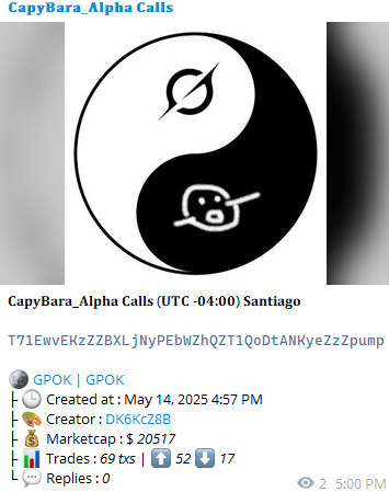 ShibaCrypto2316's tweet photo. $GPOK / $SOL
Ca : T71EwvEKzZZBXLjNyPEbWZhQZT1QoDtANKyeZzZpump
Bot AITrade: https://t.co/m3HeA6ktuc
ALpha Channel Call:https://t.co/T9EJBAX9EP
#Crypto #Bitcoin #Ethereum #CryptoNews #HODL #CryptoTrading #memecoin #Solana #GPOK https://t.co/hmgxydS3Ch