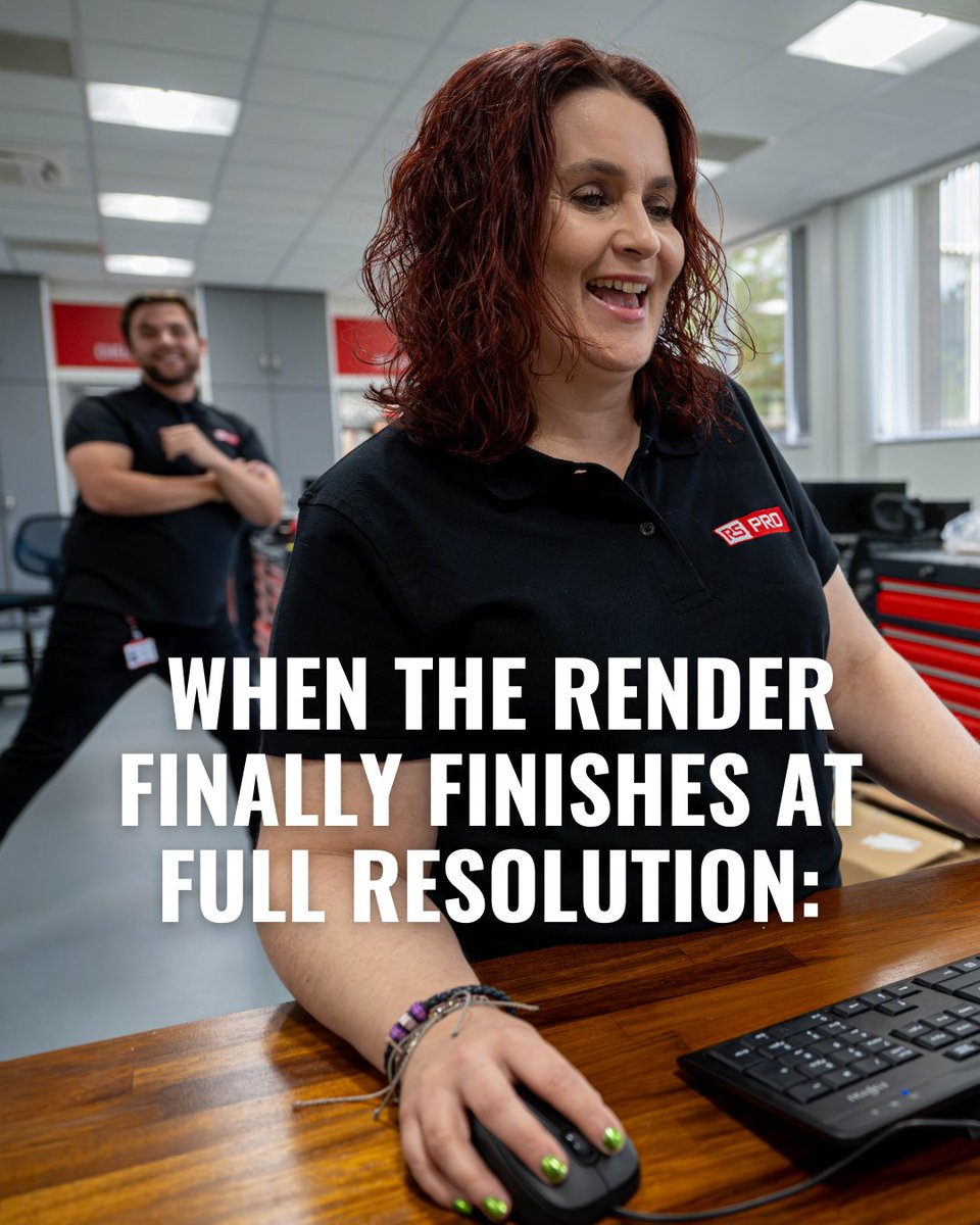 WeAreRSGroup's tweet image. Nothing hits quite like a crisp render and a clean timeline.

Now I can finally close the 47 Chrome tabs. 🙏😌 

#WeAreRS #DesignLife #FullRes #Funny #Victory