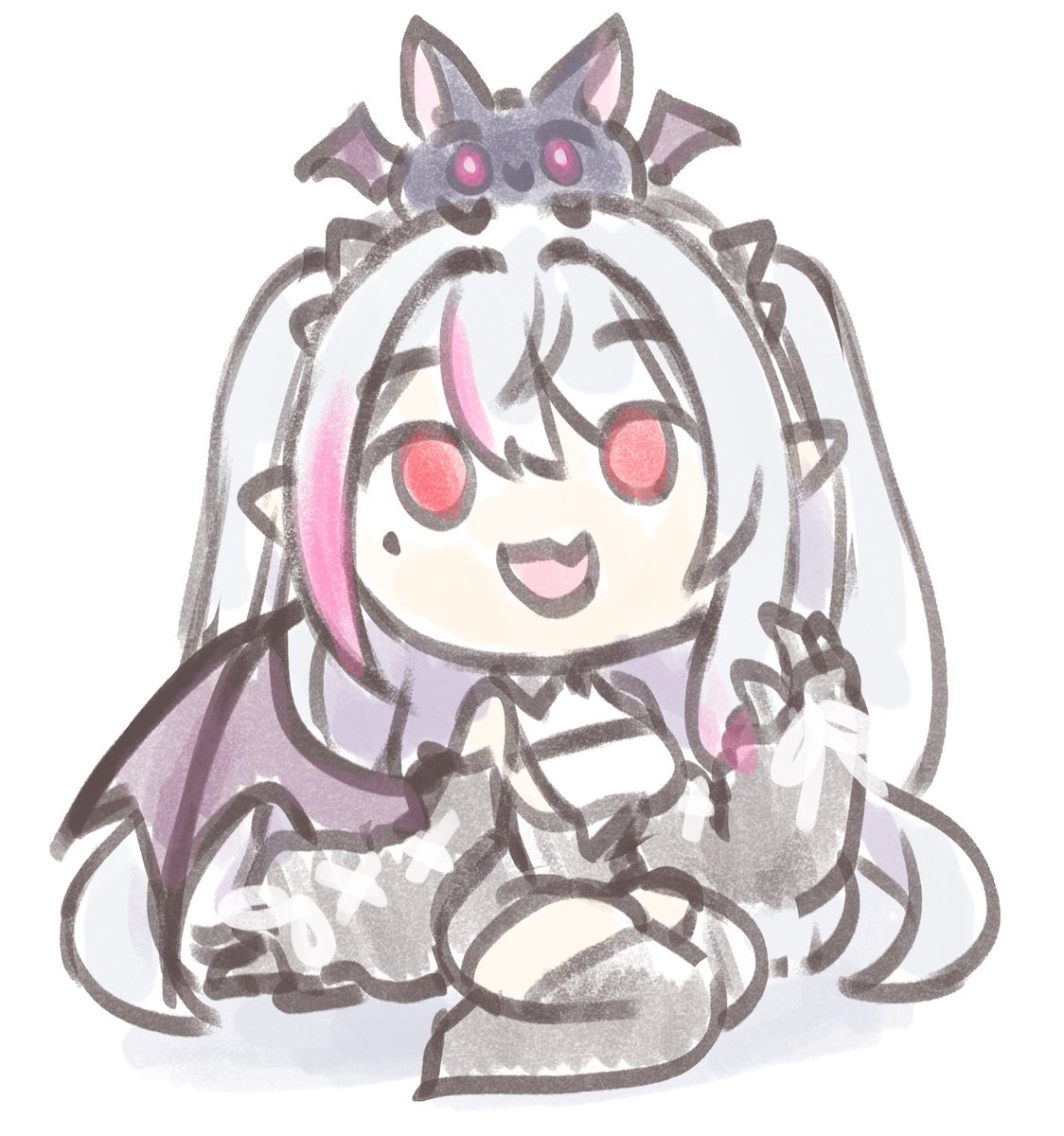 SotoTheDev's tweet image. Cute KouHai Peek doodle from @dotMango Thank you so much! #mariyart