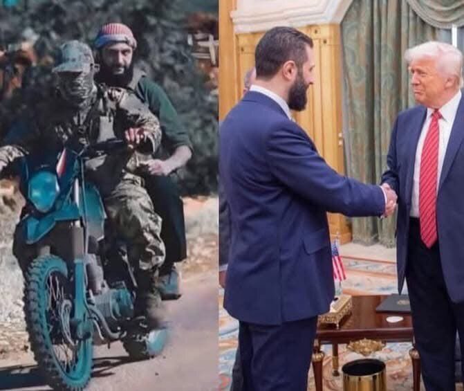 التعليق الذي نشر مع هذه الصورة 
الفرق بين الصورتين ٦ شهور فقط
