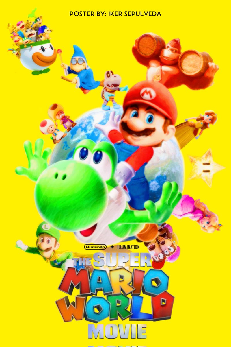 Yandere_Senpai_'s tweet image. Super Mario World...
ITS A BLAST!
Super Mario World Movie
Fan art by me.
#supermario
#SuperMarioWorld #Supermariomovie #SuperMarioBros #marioworld #Mario #mariomovie #mariobros #fanart #artworks #fanposter #poster #Nintendo #NintendoSwitch2