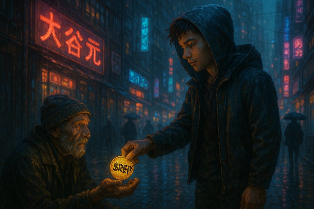 0x_sharif's tweet photo. In the heart of a cold city, a single gesture lights the darkness.
Respect isn’t given—it’s earned, then shared.
@GiveRep $REP
Shoutout to the visionaries:
@zen_frogs @Suigar_com @nexaxyz @sui_glitch
@ATTNtoken $ATTN @astros_ag @ikadotxyz @SuiNetwork
#REPtheFuture #CyberpunkSpirit #SuiEcosystem