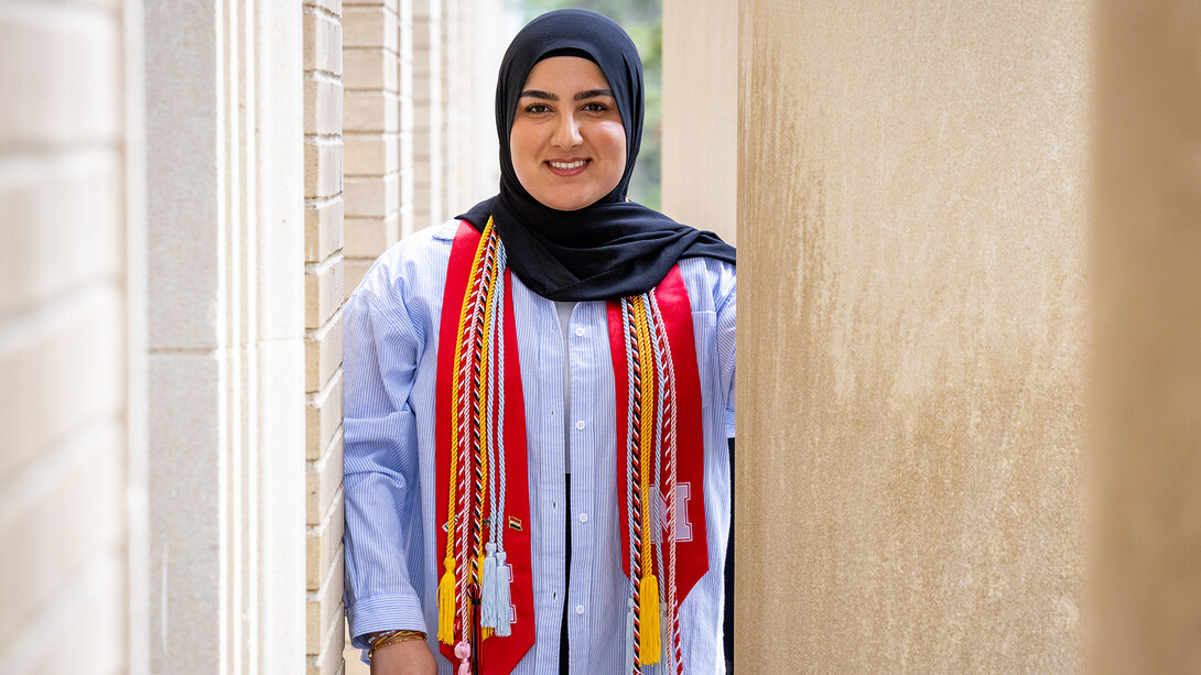 Nebraska Today (@nebtoday) on Twitter photo May graduate Furqan Mahdi credits relationships with mentors in helping her grow. As she moves on to her next chapter, she wants to provide the same support and guidance to others. go.unl.edu/q2a3 #Nebraska #UNL #LNK #GoBigGrad <a href="/UNL_BSE/">Nebraska Biological Systems Engineering</a> <a href="/UNL_IANR/">Institute of Agriculture and Natural Resources</a> May graduate Furqan Mahdi credits relationships with mentors in helping her grow. As she moves on to her next chapter, she wants to provide the same support and guidance to others. go.unl.edu/q2a3 #Nebraska #UNL #LNK #GoBigGrad <a href="/UNL_BSE/">Nebraska Biological Systems Engineering</a> <a href="/UNL_IANR/">Institute of Agriculture and Natural Resources</a>
