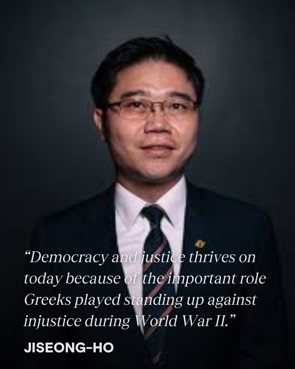 oxidayfndation's tweet image. The legacy of the Greeks’ courage lives on in our #OXICourageAwards honorees.
OXI Courage Laureates, including @vkaramurza, shared how the Greeks’ courage during World War II inspires them.
Learn more about OXI Day: oxidayfoundation.org/the-story-of-o…