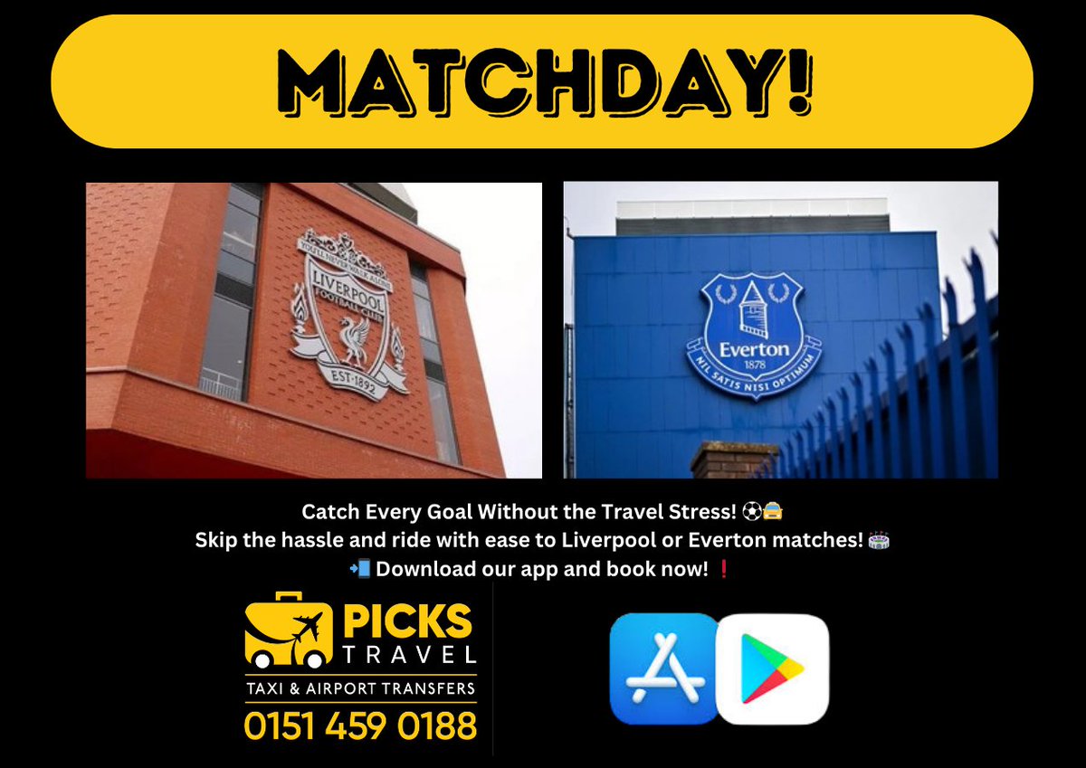 🚗 Still Available!

We still have vehicles available for Liverpool’s final home game on 25th May!

✅ Transfers available from Liverpool or Manchester Airport.

Get in touch to book your transfer now – limited availability!

#LiverpoolFC #LFC #MatchDayTravel #AirportTransfers