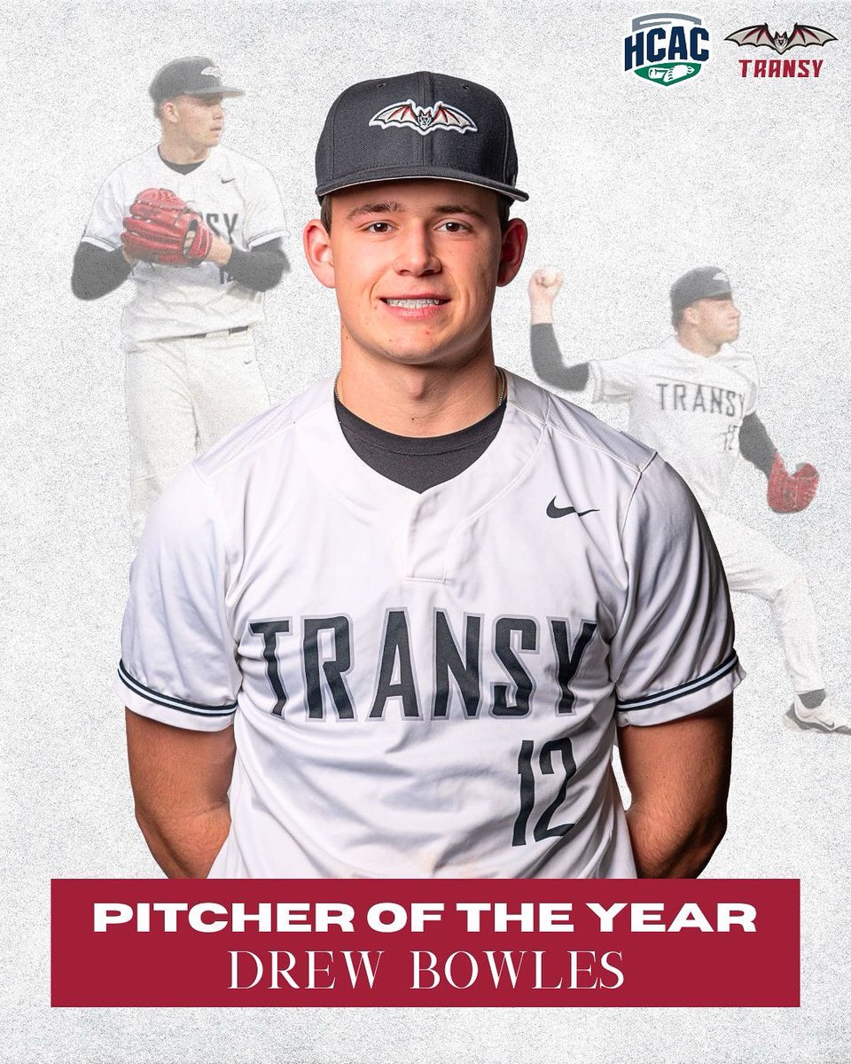 Transylvania University’s Drew Bowles has been honored as the 2025 HCAC Pitcher of the Year. The sophomore pieced together an impressive campaign, going 4-1 in seven starts in league play. He was the league leader with a 3.16 ERA, amongst pitchers with five or more starts,