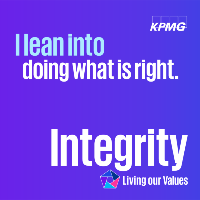 gauravsfdc's tweet image. Celebrating #GlobalValuesWeek at KPMG! Our values shape everything we do, guiding every decision with integrity and ethical behavior. Proud to be part of a team that drives #integrity and positively impacts our clients and communities. #MakeTheDifference
