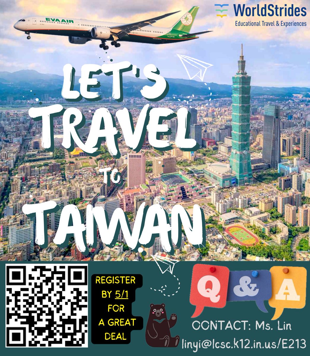 Hey...DO NOT miss out a great traveling opportunity to Asia. Join the trip with me to explore the mysterious Asia. You are not too late to sign up. If you need help signing up, please stop by E213 to talk to me.