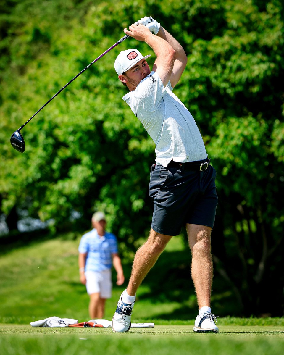 Alex McCulla birdied the seventh hole and is -1 on the day for the Birds