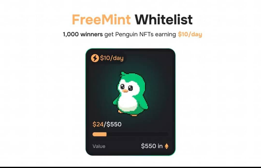 Reminder – @gacha_peng Airdrop!

Join the waitlist for a chance to be among 1,000 lucky winners

Steps:
1. Join the waitlist:
whitelist.gachapeng.xyz/ChrisellaW
2. Connect your X (Twitter) account.
3. Paste your MetaMask address to complete the entry.
