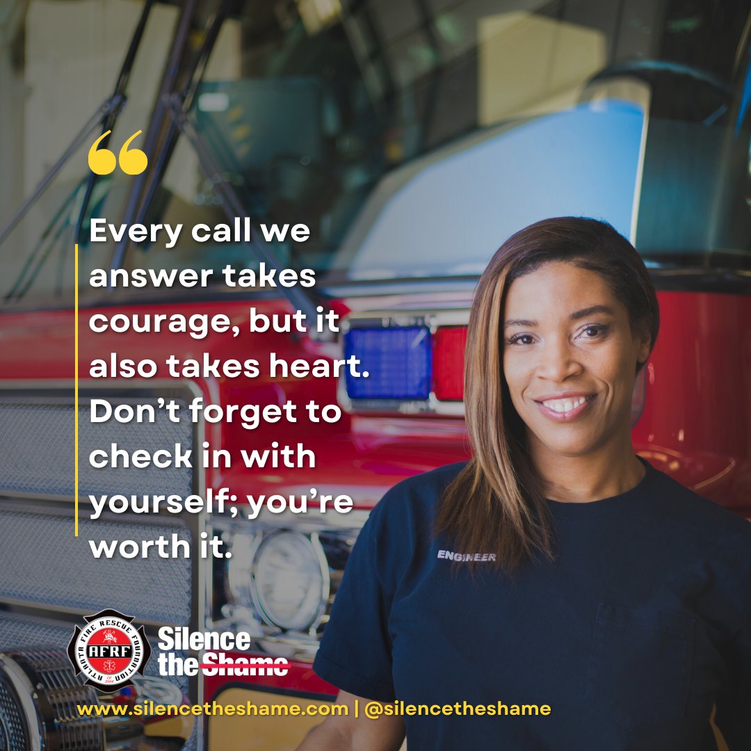 Silence the Shame (@silencethshame) on Twitter photo Strong minds save lives. For fire & rescue pros, mental health matters as much as physical health. Let’s support each other!
<a href="/SilencetheShame/">Silence The Shame</a> & @ATLFireRescueFoundation stand with Fire & Rescue.
Struggling? Call/text/chat 988.
#WellnessWarriors #FireRescue #SilenceTheShame Strong minds save lives. For fire & rescue pros, mental health matters as much as physical health. Let’s support each other!
<a href="/SilencetheShame/">Silence The Shame</a> & @ATLFireRescueFoundation stand with Fire & Rescue.
Struggling? Call/text/chat 988.
#WellnessWarriors #FireRescue #SilenceTheShame