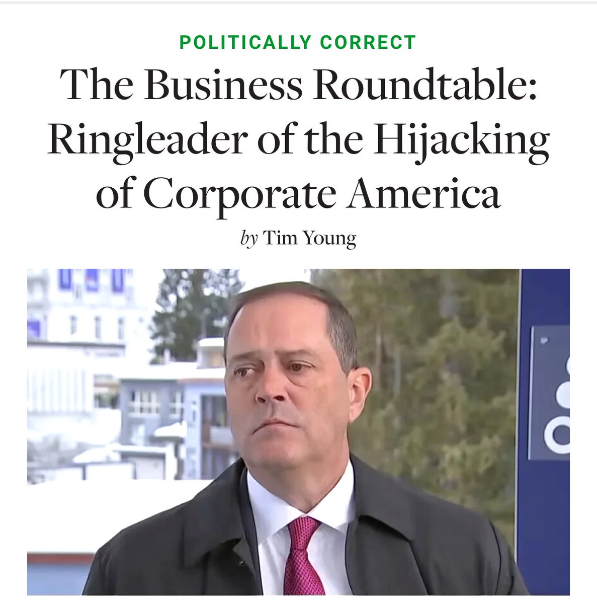 This is one of the most important pieces I’ve ever written…

Glad to have the opportunity to expose corporate wokeness as CEO of <a href="/VeebsApp/">Veebs</a> .

Read the full article here: spectator.org/business-round…