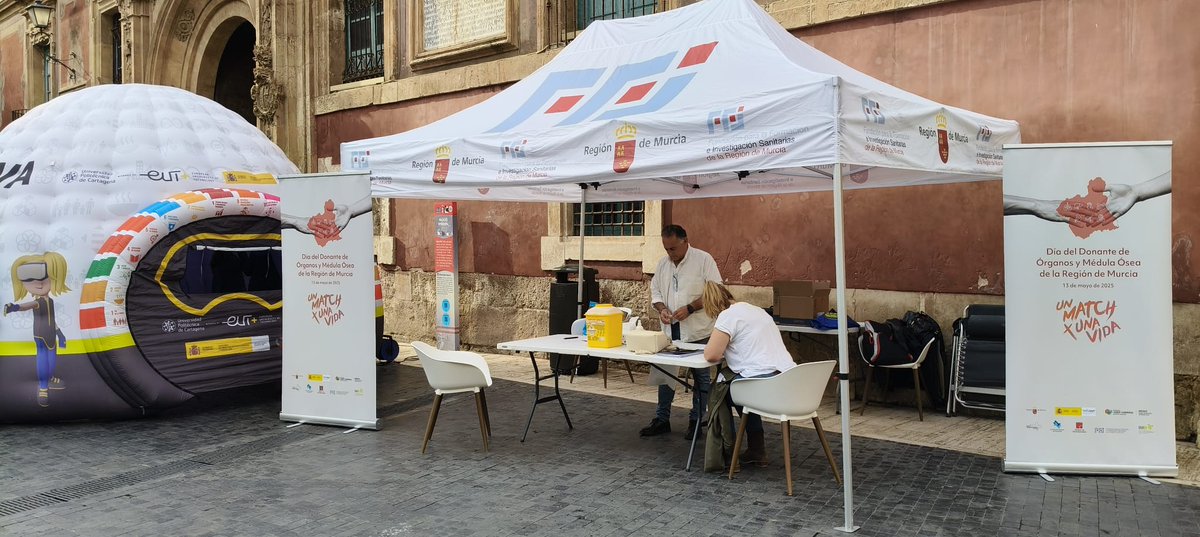 🔝 La campaña ‘Match Región de Murcia 2025’ alcanza los 9️⃣0️⃣0️⃣ nuevos donantes de médula ósea

👏 GRACIAS #RegiondeMurcia 👏

👉 La campaña ‘Match Región de Murcia 2025’, dirigida a fomentar la donación de médula entre los jóvenes, coincidiendo con la primera celebración del Día