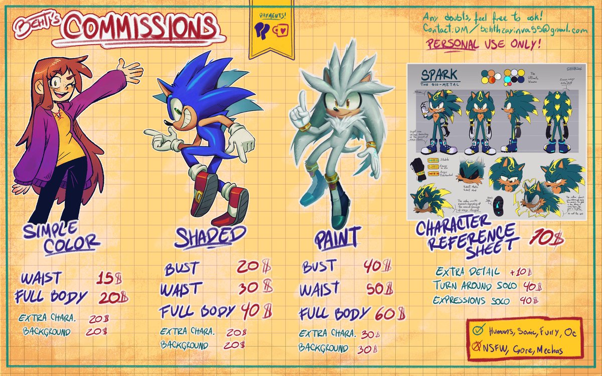 Comms are officially open!!
 
I'll be opening 5 slots and close for now and when I finish with those I'll open again..
Feel free to contact me here or through email ^^
Any doubt feel free to ask!!