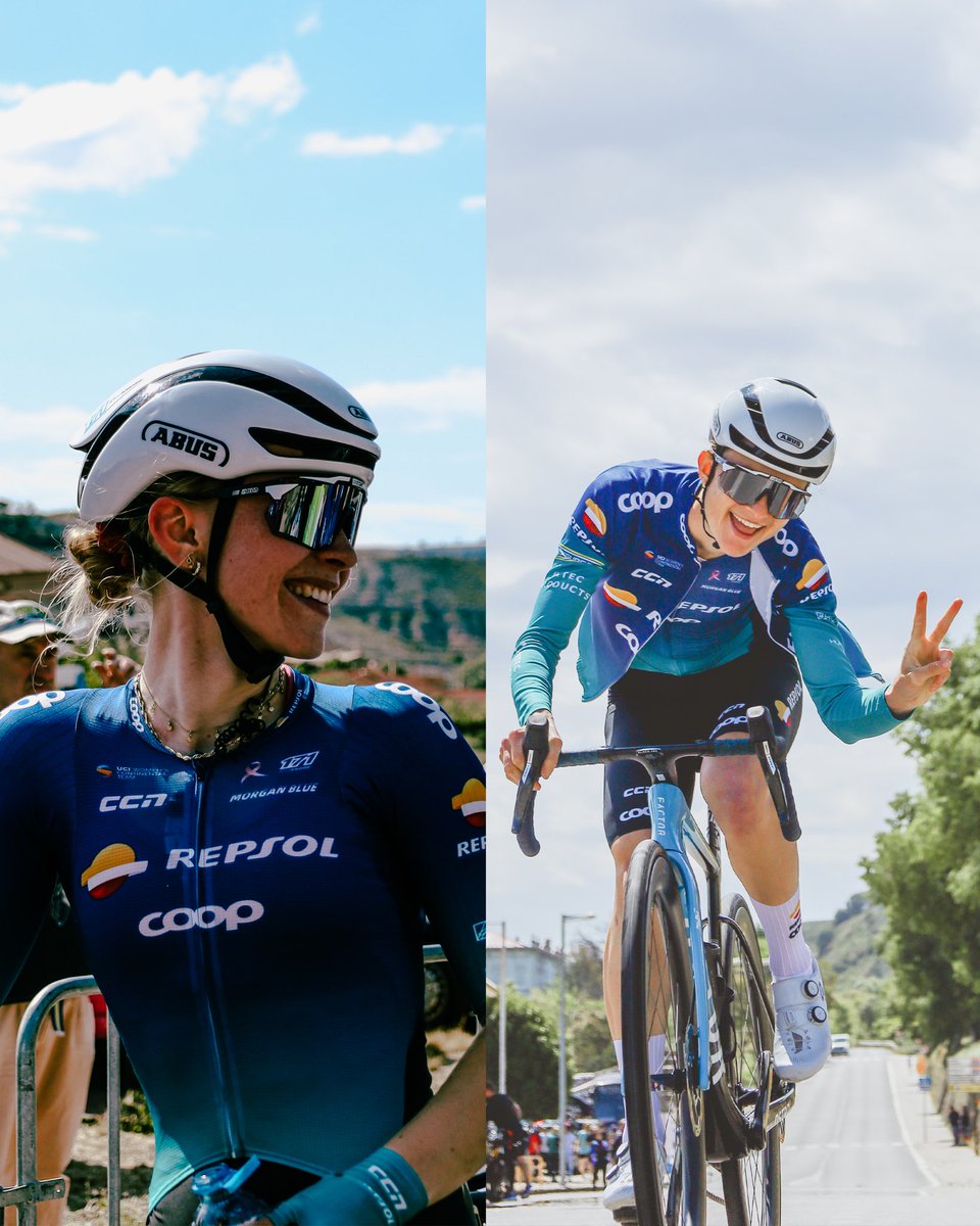 What a team performance at <a href="/vueltanav_fem/">Navarra Women's Elite Classics</a>!🤩

India and Tiril sprinted to 8th and 9th place, from a reduced peloton, after a tough race in Pamplona💪

#forAndré #171 #NWEC25