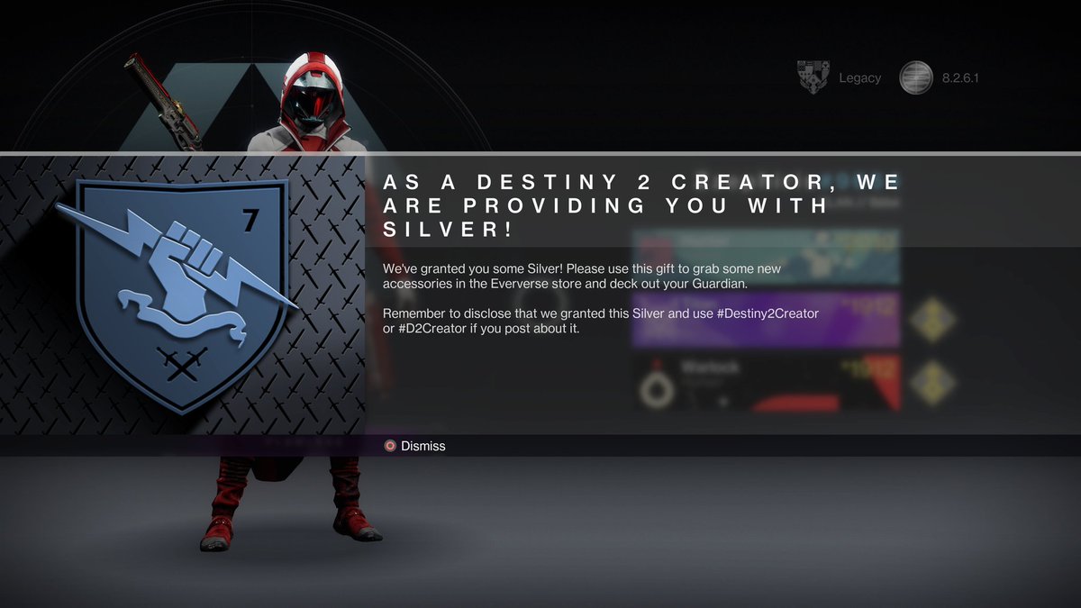 Thank youuuu <a href="/Bungie/">Bungie</a> 🥰 I'll be ready to raid the store during <a href="/DestinyTheGame/">Destiny 2</a> The Edge of Fate😍
#D2Creator #Destiny2Creator