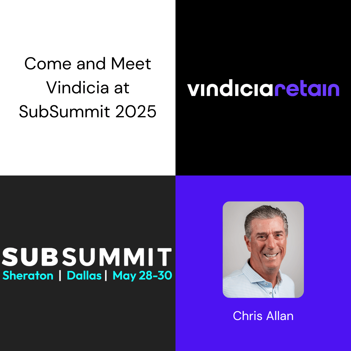 🚀 Vindicia is headed to <a href="/Sub_Summit/">SubSummit</a> 2025 in Dallas! We invite you to meet Chris Allan to discover how #VindiciaRetain helps merchants recover failed recurring #payments. 📅 May 28-30.📍Book a meeting ➡️ drift.me/callan8
#Subsummit #SubscriptionCommerce #DTC #ecommerce