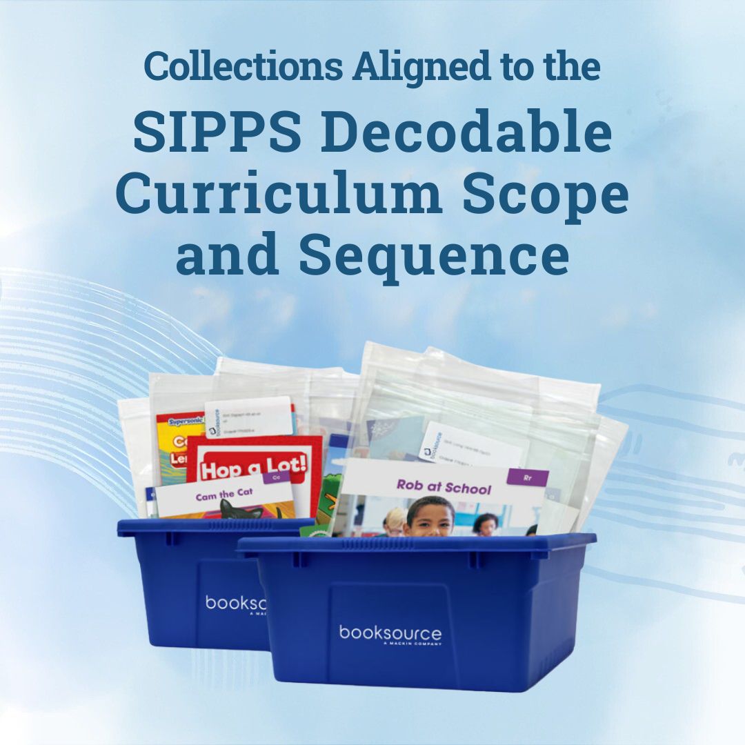 Booksource’s custom-made SIPPS collections offer an effective and engaging solution for educators seeking books that support instruction across all SIPPS levels: Beginning, Extension (Review and Core), and Challenge. 📚 @mackinlibrary

Learn more: booksource.com/sipps