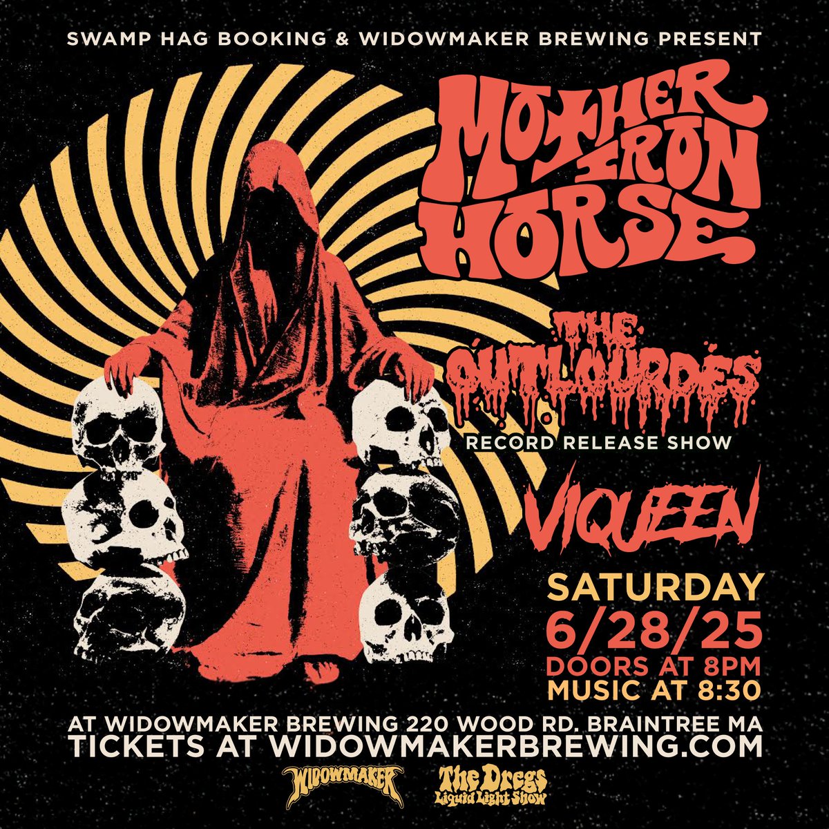 ANNOUNCEMENT! 📢 Our vinyl is being pressed and ready to serve it up to you @widowmakerbrew , Saturday 6/28!  @mother_iron_horse + @viqueenofficial !! 🩸Link to tickets at widowmakerbrewing.com
buy 'em up and see you there!🩸 🩸
#heavymetal #BostonMetal