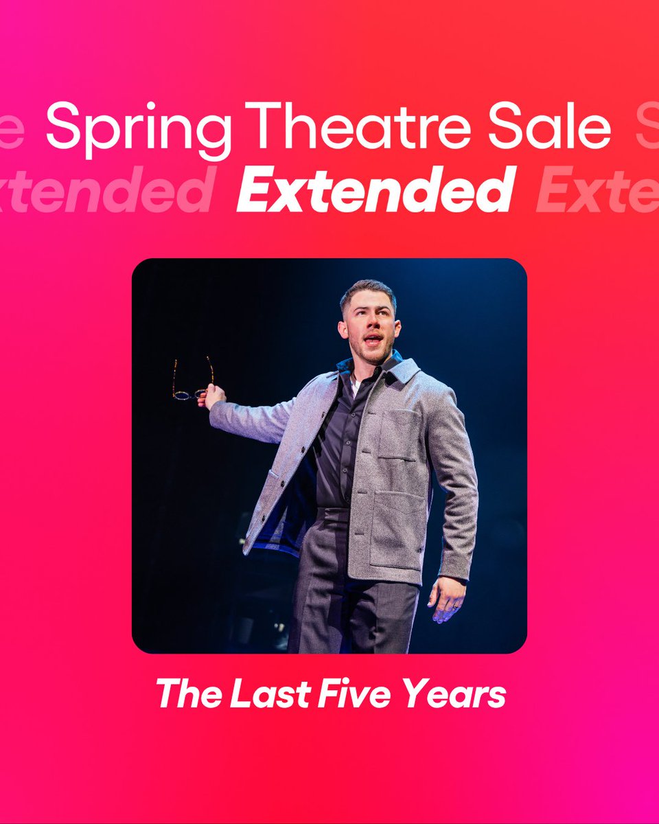 Nick Jonas returns to Broadway in Jason Robert Brown’s beloved musical 🎶 

Save on tix for this limited run now: go.todaytix.com/LastFiveYearsB…