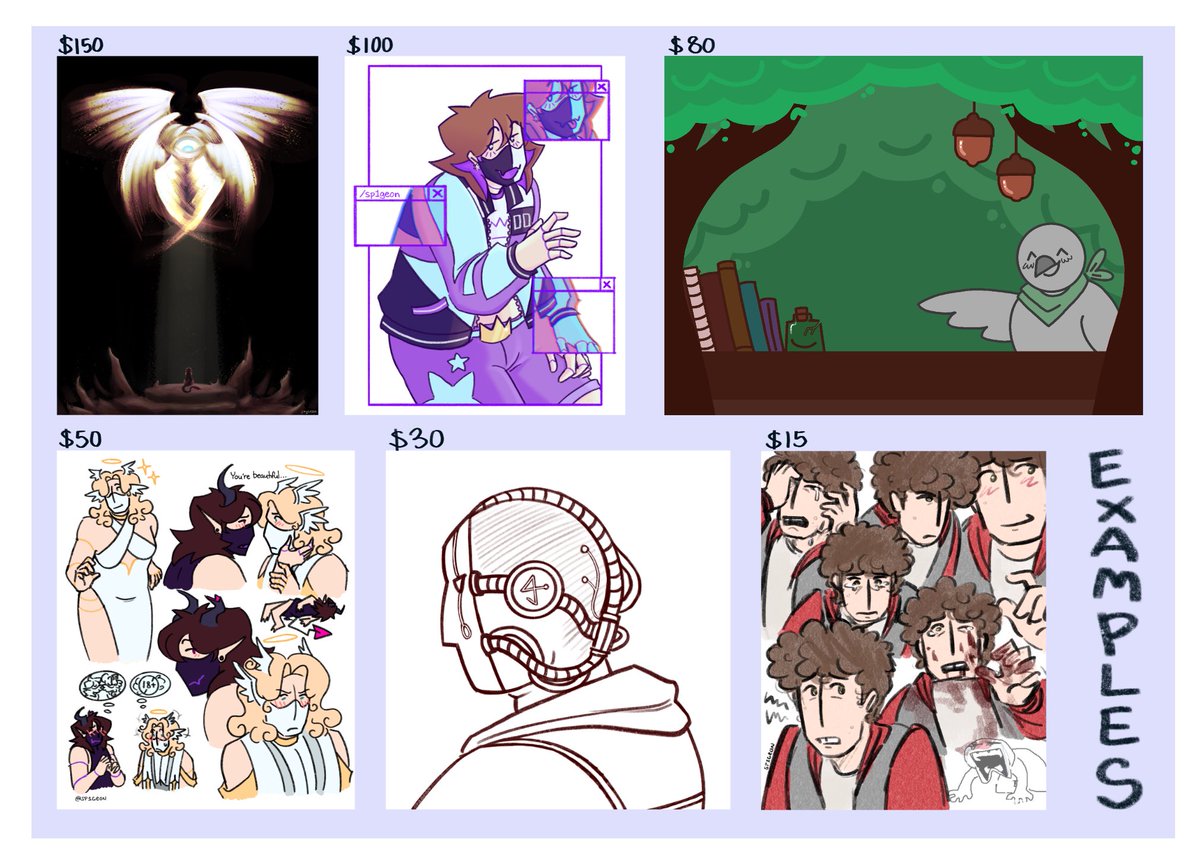 sp1geon's tweet image. COMMISSIONS ARE OPEN :D!!
(only 3 slots open a time!)
Basic info below and the google form is in the thread!