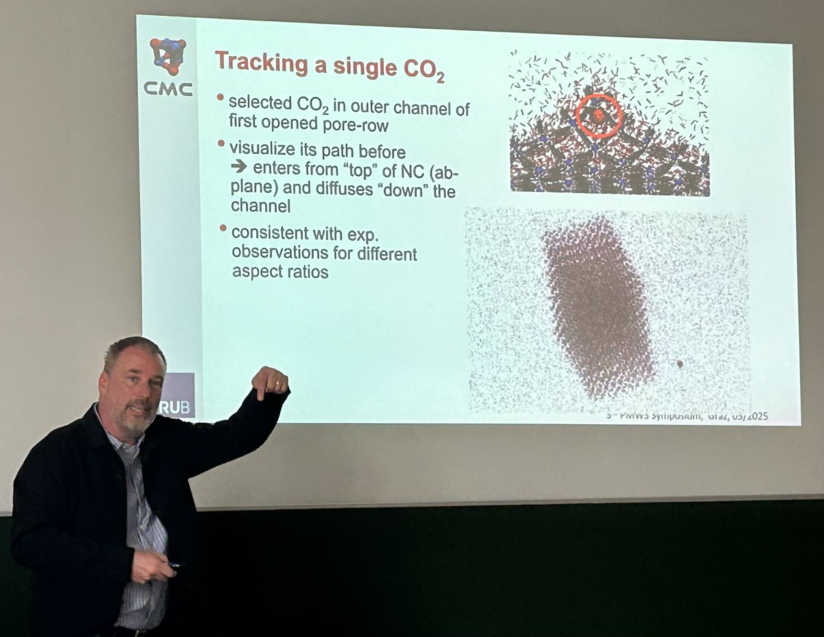 Great start to the PMWS PhD Symposium with an invited talk by Prof. Rochus Schmid:
“Insights into the kinetics of MOF gate-opening phase transformations by atomic simulations.”
PMWS PhD students presented their latest research—well done to all!🎉