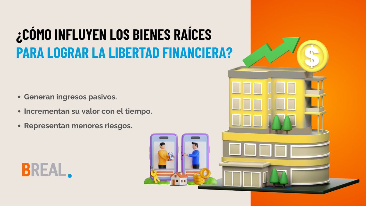 💰📉Una aspiración de muchas personas es contar con mayor tiempo para sí y recibir ingresos suficientes para vivir bien, eso puede lograrse con inversiones en bienes raíces bien administradas.  Lee más sobre esto en breal.cl

#RevistaInmobiliariaBReal  #Software