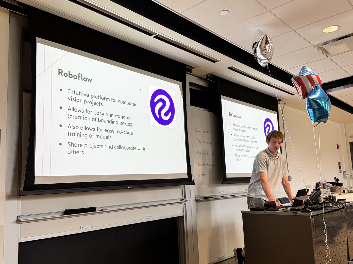 In Part II of today’s talk by Timothy Loftus, we are introducing our students the <a href="/roboflow/">Roboflow</a> platform and its capabilities. We are training an object classification model to differentiate between pictures of toy lizards and real lizards. #SICSS #Day3