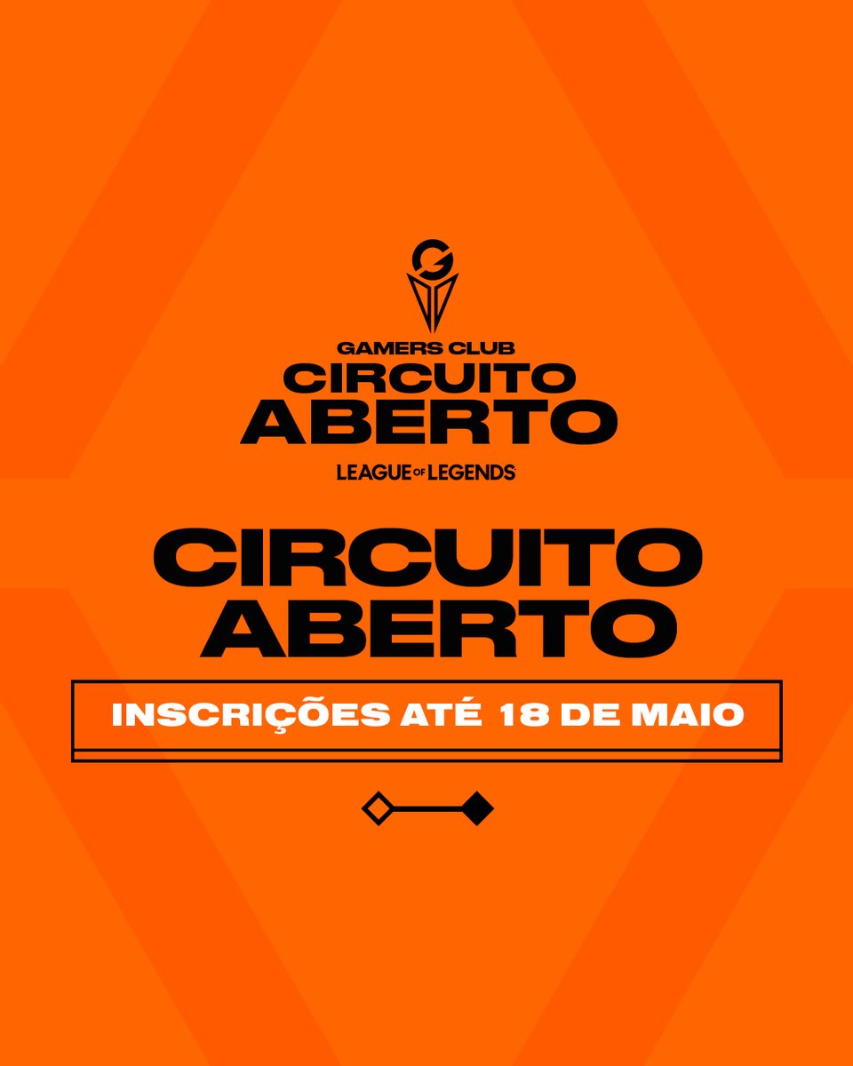 Os confrontos do Circuito Aberto começam em 1 semana! 🔥

Valendo 3 vagas para o Promo/Relegation do Circuitão. 

Então vem saber tudo sobre datas, formato e como se inscrever. 👇