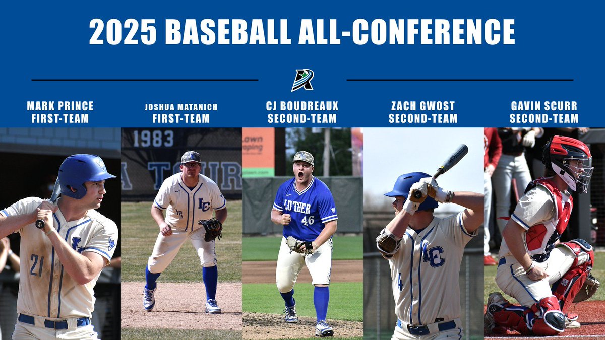 Congratulations to 5️⃣  Norse earning Baseball All-Conference Honors!