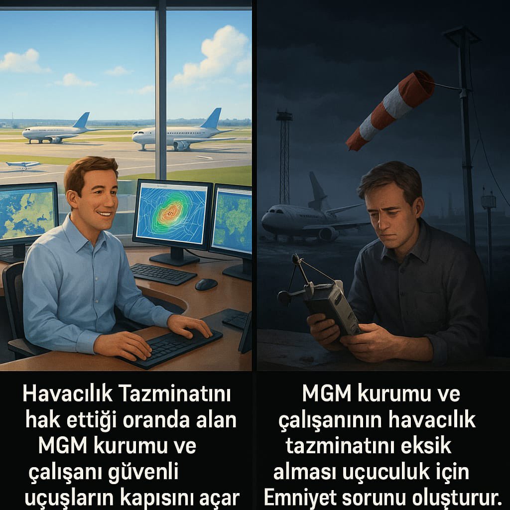 Meteoroloji havanın misafiri değil ev sahibidir görmezden gelinmemeli.#MeteorolojiHavacılıkTazminatı
#MeteorolojiEylemeHazırlanıyor
