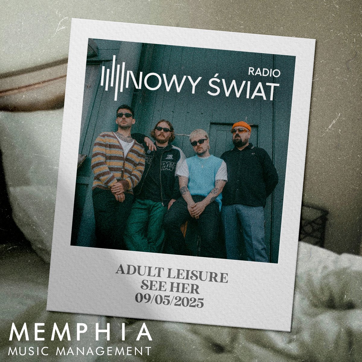 Memphia Music PR & Management (@memphiamm) on Twitter photo Thank you <a href="/NowySwiat24/">NowyŚwiat24</a> for showing <a href="/AdultLeisureUK/">Adult Leisure</a>'s latest single 'See Her' some love this week! 🖤 Thank you <a href="/NowySwiat24/">NowyŚwiat24</a> for showing <a href="/AdultLeisureUK/">Adult Leisure</a>'s latest single 'See Her' some love this week! 🖤