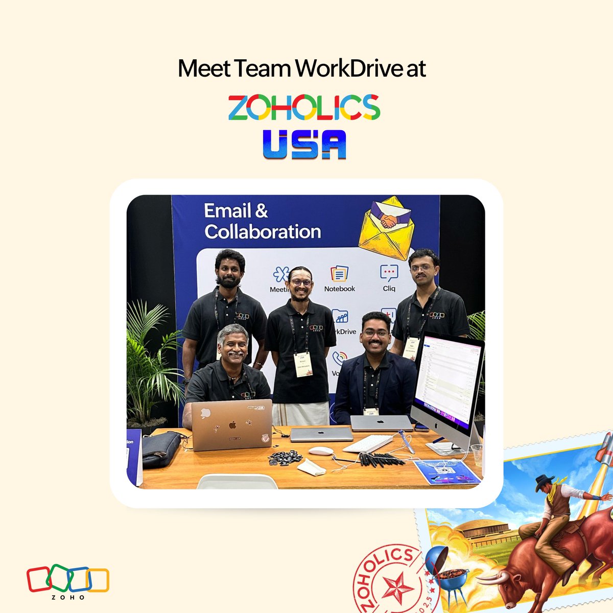 #ZoholicsUSA is off to a fantastic start! 🎉

Catch our product experts at the Email and Collaboration Experience Center and get a firsthand look at how #WorkDrive 5.0 is transforming the way teams manage business content.
 
#Zoholics2025