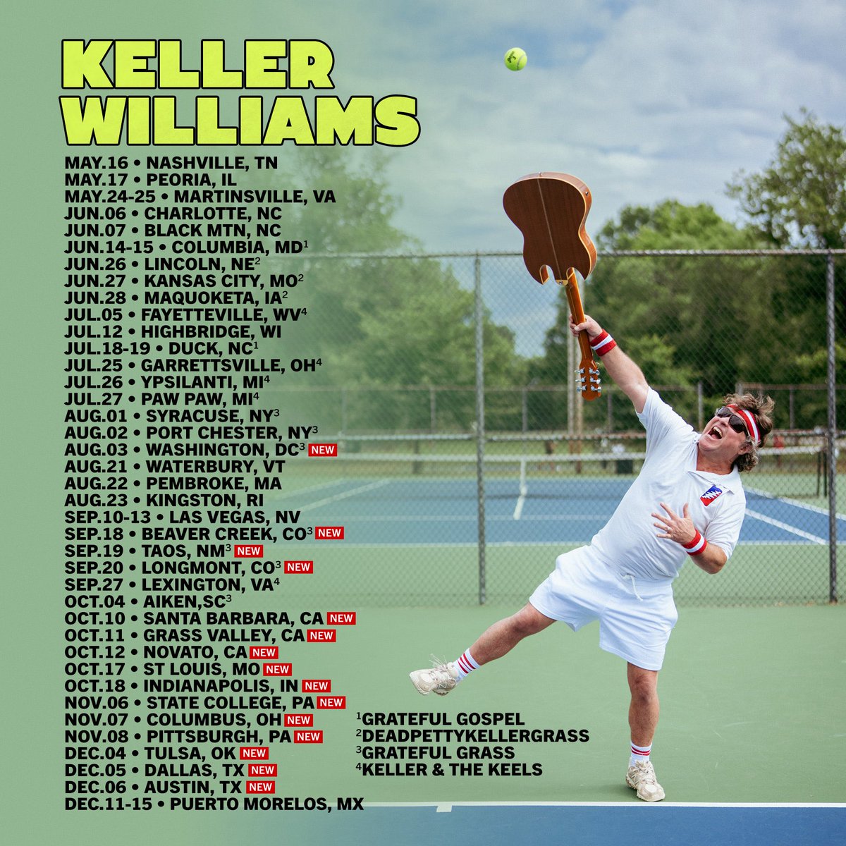 Keller Williams (@kellermusician) on Twitter photo 📣 NEW FALL TOUR DATES + Just added Sunday, August 3rd KW's Grateful Grass at The <a href="/thehamiltondc/">The Hamilton</a> in Washington D.C.!
🎟 Tickets On Sale Friday 5/16 at 10 am local kellerwilliams.net/shows
🎶 KELLER SOLO!
10/10 Santa Barbara, CA <a href="/SOhOSB/">SOhO Santa Barbara</a>
10/11 Grass Valley, CA The Center for the 📣 NEW FALL TOUR DATES + Just added Sunday, August 3rd KW's Grateful Grass at The <a href="/thehamiltondc/">The Hamilton</a> in Washington D.C.!
🎟 Tickets On Sale Friday 5/16 at 10 am local kellerwilliams.net/shows
🎶 KELLER SOLO!
10/10 Santa Barbara, CA <a href="/SOhOSB/">SOhO Santa Barbara</a>
10/11 Grass Valley, CA The Center for the