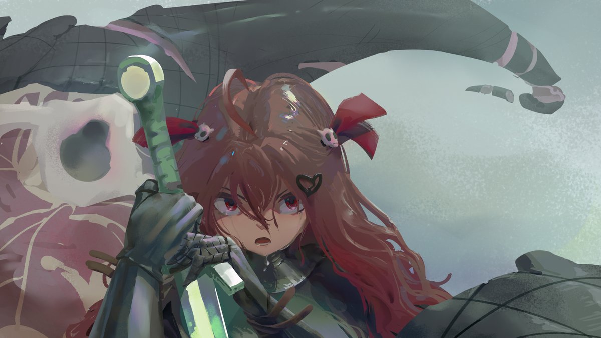herenjun666's tweet image. evil knight #heartheartart #Neurosama