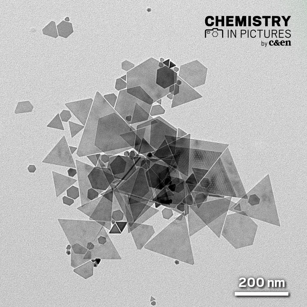 There’s something retro about Felipe Quiroga-Suavita’s anisotropic nanocrystals—a fancy name for nanoparticles that grow faster in some directions than others. 

Read more about this #CENChemPics photo: cen.acs.org/materials/nano…