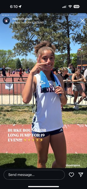 Congrats Landri Gates on going to State in long jump, 100m, 200m, &amp; 4x100m relay.