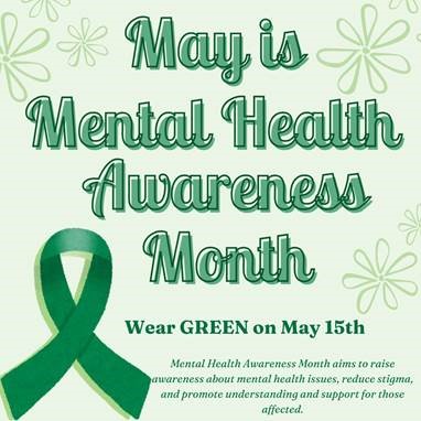 Reminder - Wear GREEN tomorrow