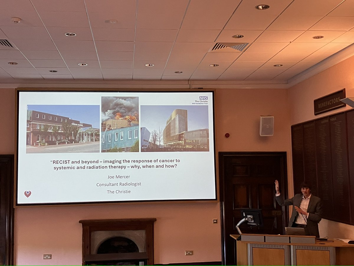 #MMS_Imaging2025
The Ian Young Lecture for 2025 is on starring Dr Joe Mercer, a consultant radiologist at The Christie Hospital, talking about “RECIST and beyond - Imaging the response of cancer to systemic and radiation therapy - why, when and how?”